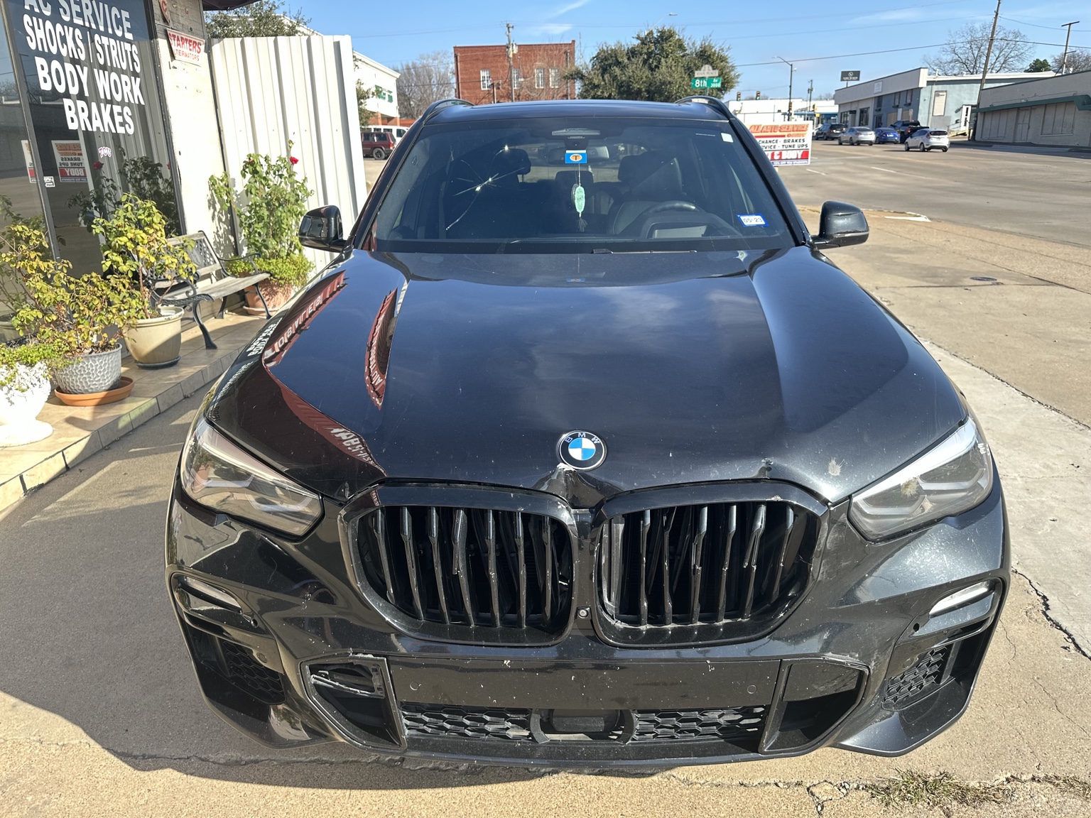 BMW X5 before body repair
