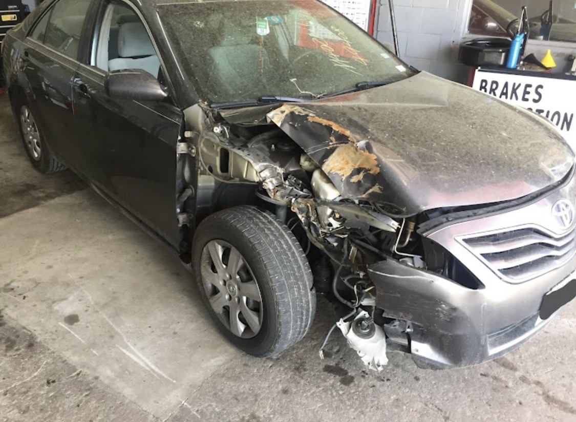 Toyota Camry before collision repair