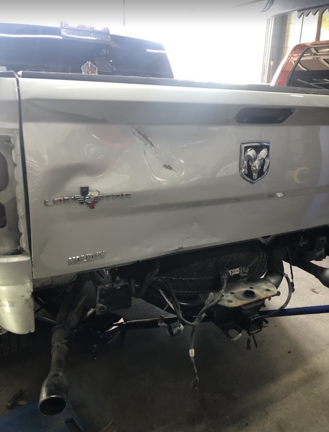 Ram truck before body repair